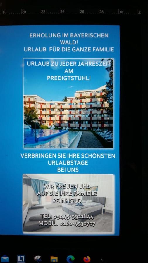 Ferienwohnung Reinhold Im Predigtstuhl Resort Sankt Englmar Buitenkant foto